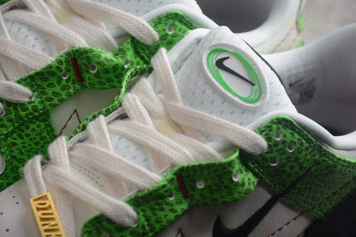 nike dunk low disrupt 2 just do it snakeskin green dv1491-101